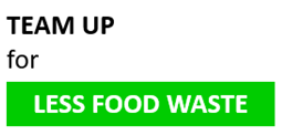 Less Food Waste